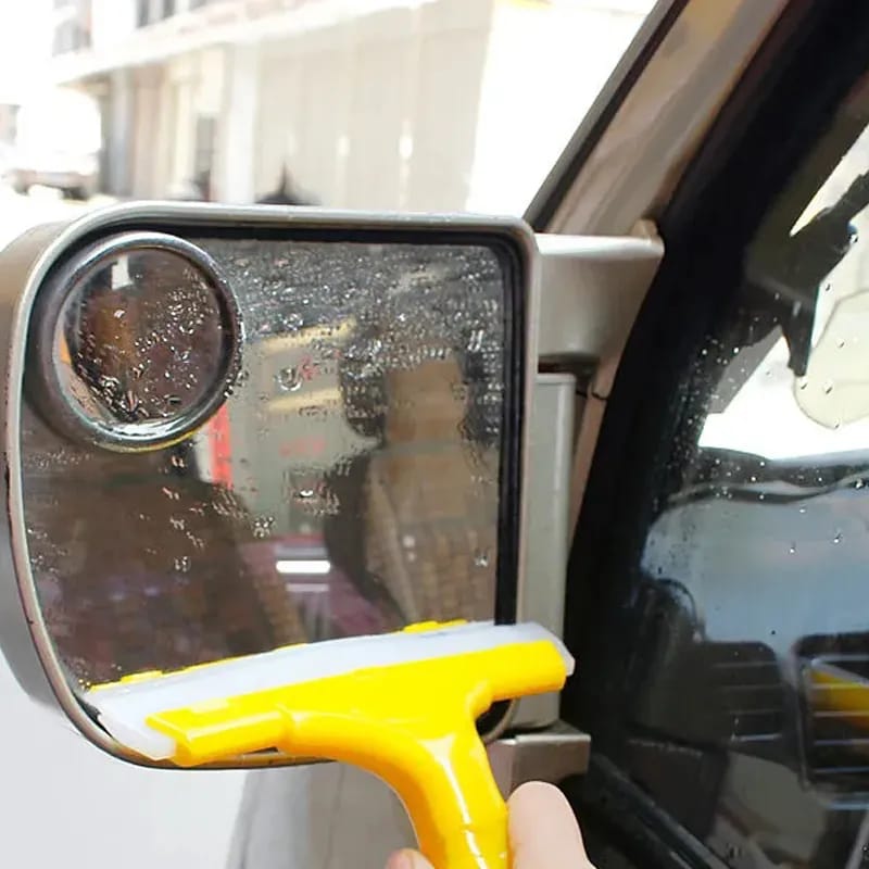 Picture of Car Window Water Scraper Wiper Silicone Blade Squeegee Mirror Washing Cleaning Tool Car Accessories Home Window Clean Brush 1pcs