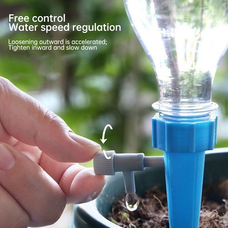 Picture of 1/3/6 Pcs Automatic Watering Garden Supplies Irrigation Kits System Self-contained Auto Drip Irrigation Watering System Automatic Watering Spike for Plants Flower Indoor Household