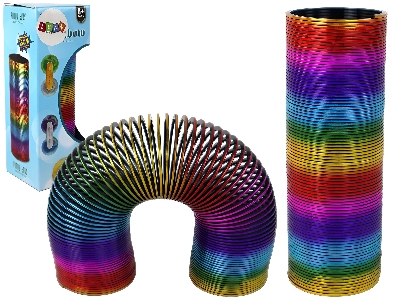 Picture of Rainbow Magic Spring Fun Toy Stretching 10m Bouncing Rainbow Coil 15cm Large Set