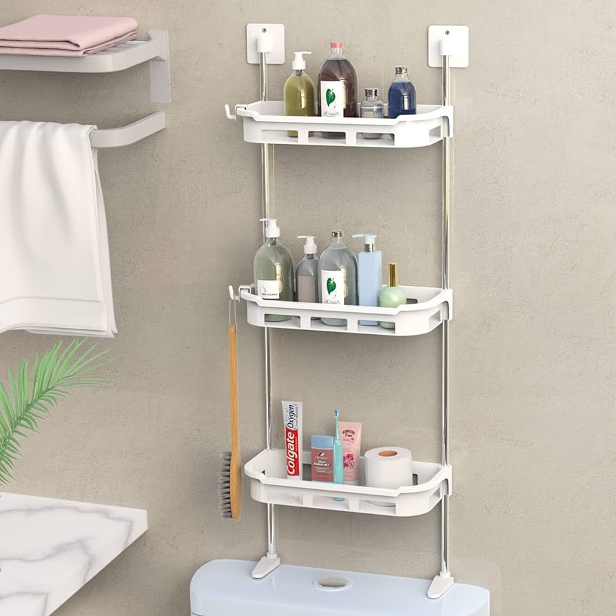 Picture of 3 layer Multifunctional kitchen & Bathroom Wall Storage Organizer Rack
