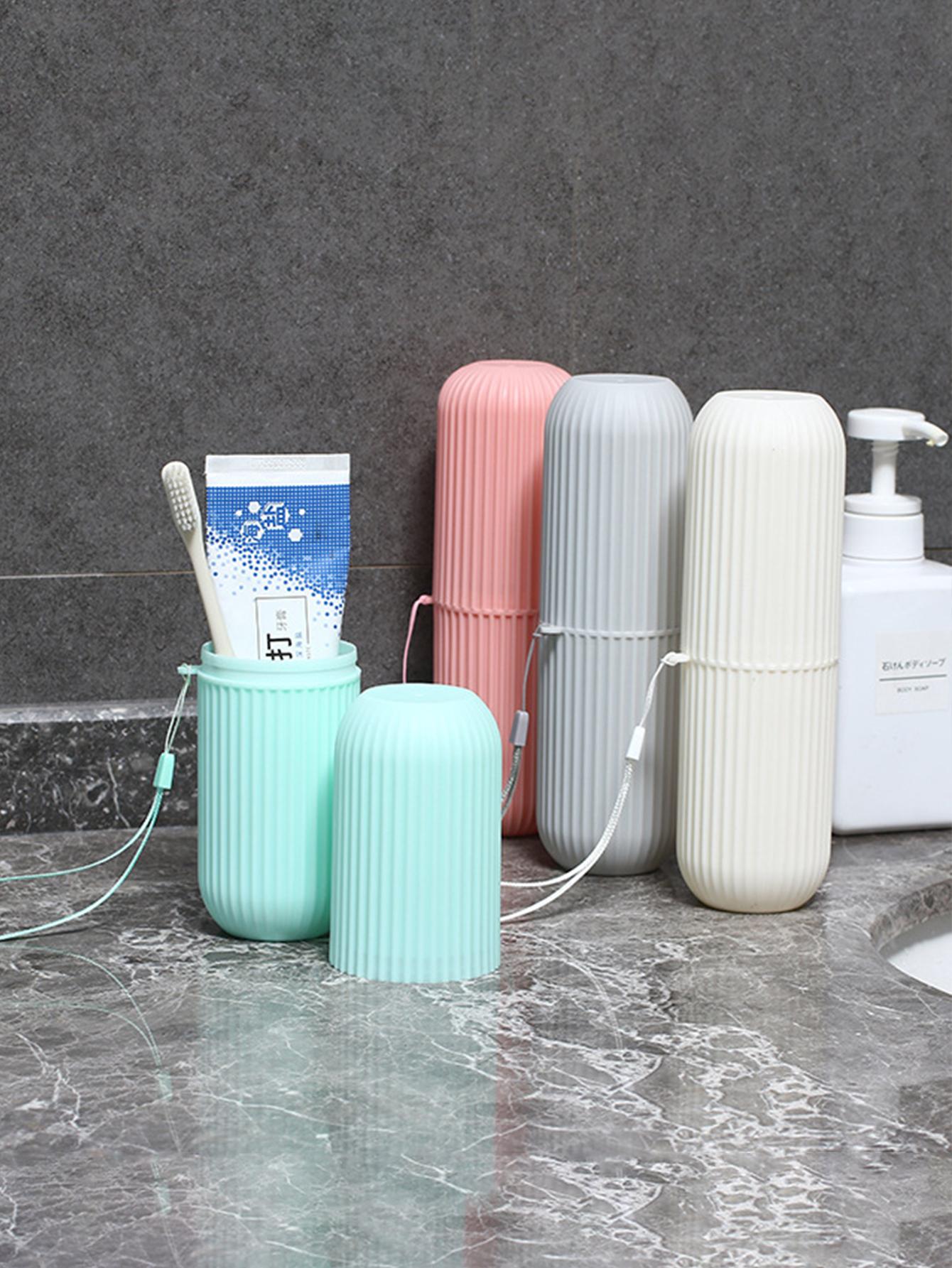Picture of Tooth brush holder - Portable Toothbrush & Toothpaste Holder Storage Box