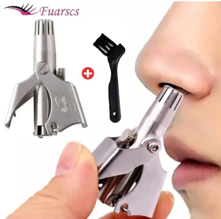 Picture of Mini Manual Unisex Nose Hair Trimmer for Shaving Face Care Nose for Perfect Manual Stainless Steel Nose Trimmer
