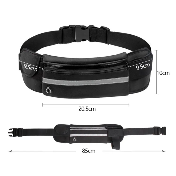 Picture of Portable Sports Waist Bag Running Bag Waterproof reflective Sports Belt Gym Bag For Men women Phone Holder Cycling Run Belt