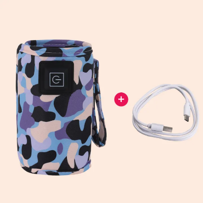 Picture of USB Milk and Water Warmer: Portable Bottle Heater with Insulated Bag for Safe Baby Nursing in Winter
