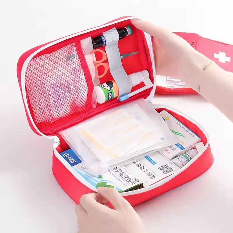 Picture of Empty Large First Aid Kit Emergency Medical Box Portable Travel Outdoor Camping Survival Medical Bag Big Capacity