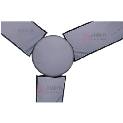 Picture of ceiling fan covers with motor cover black 4 pieces fan cover waterproof dust proof