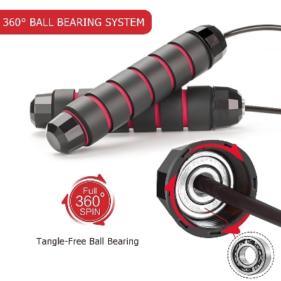 Picture of Jump Rope Skipping Rope for Rope Skipping, Speed Jump Rope for Exercise Jump Rope for Fitness for Kids and Adults