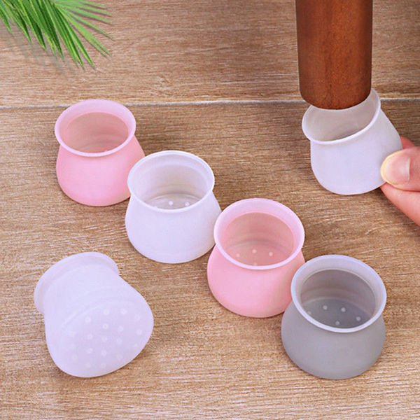 Picture of Silicone Table and Chair Foot Pad Furniture Protector Floor Sofa Stool Non-Slip Chair Leg Stopper  Cover