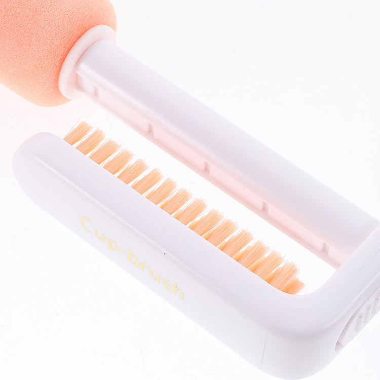 Picture of Kitchen Cleaning Tool Sponge Brush Glass Wine Bottle Tumbler Mug Straws Tube Multifunctional Cleaning Brushes Cup Brush