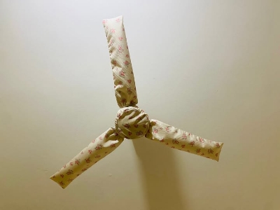 Picture of Complete Coverage Fan Cover Long/short Style Electric Fan Dust Cover Washable Reusable Moisture-proof Dustproof Household Supplies for Ceiling Fan Soft Printed Cover