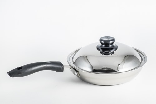 Picture of Frying Pan With SS Lid & Bakelite Handle 24 cm