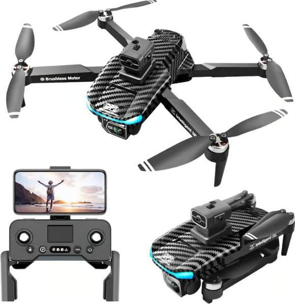 Picture of G.P.S Drone 4K Professional Dual HD Camera Obstacle Avoidance Brushless Motor Foldable Quadcopter Drone lk