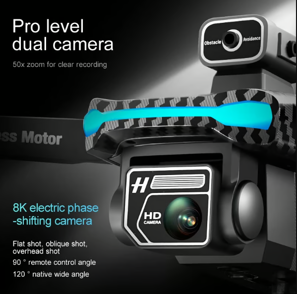 Picture of G.P.S Drone 4K Professional Dual HD Camera Obstacle Avoidance Brushless Motor Foldable Quadcopter Drone lk