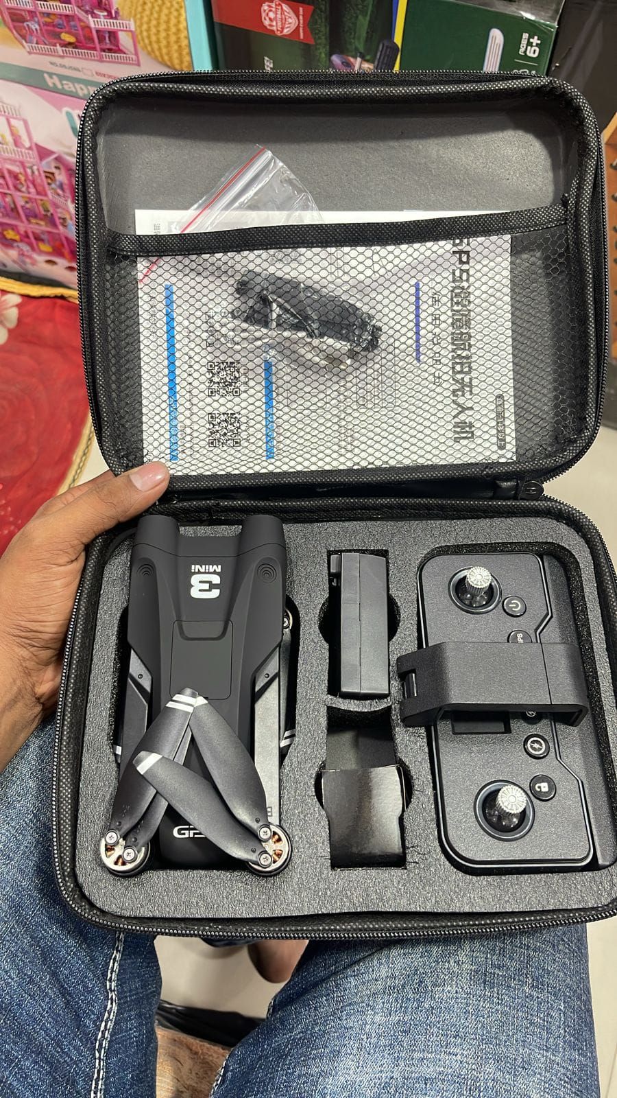 Picture of G.P.S Drone WIFI 6K Dual Camera Foldable Pocket Mini Size G.P.S Tracked Quadcopter Drone Camera Apps Controlled