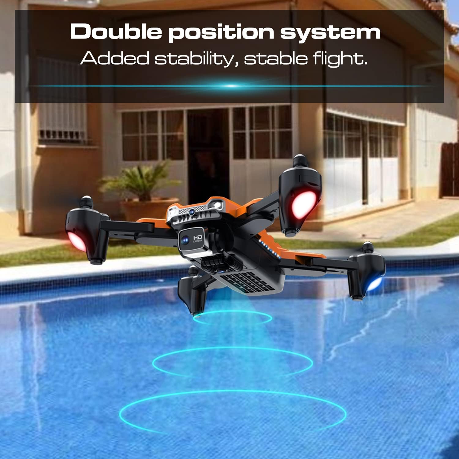 Picture of G.P.S 4k Dual-Camera Quadcopter Foldable Smart Aerial Drone