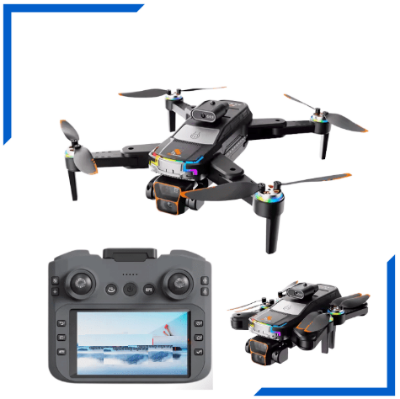 Picture of New 2025 (Remote Display) Black Carbon Fiber Brushless Infrared Obstacle Avoidance Optical Flow Positioning Hovering 4K DuelCamera Quadcopter Drone