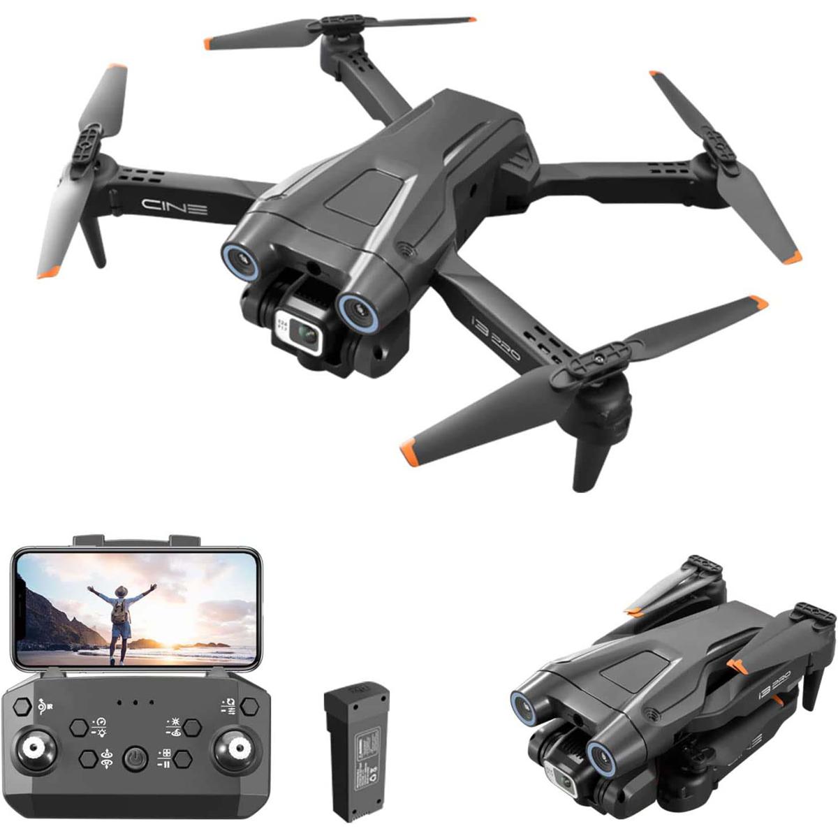 Picture of New I3 PRO RC Drone 4K HD Dual Gimbal Camera Drones Obstacle Avoidance with Optical Flow Quadcopter Drone App Controlled