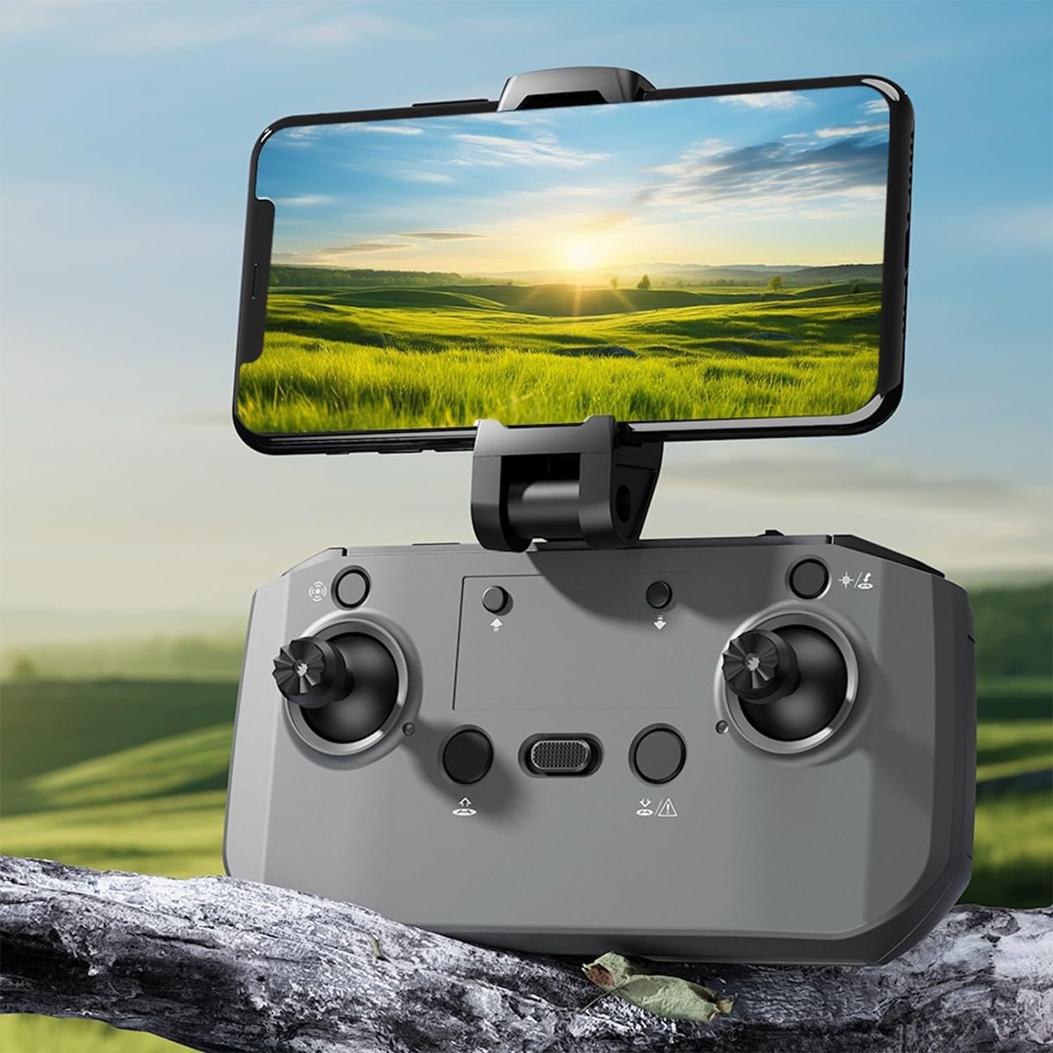 Picture of Brushless Motor Drone With 1080p Camera, Optical Flow Dual Camera, Remote Control 2.4g Wifi Fpv Rc Quadcopter Headless Mode Follow Shot Altitude Hold Obstacle Avoidance Adult (Black)