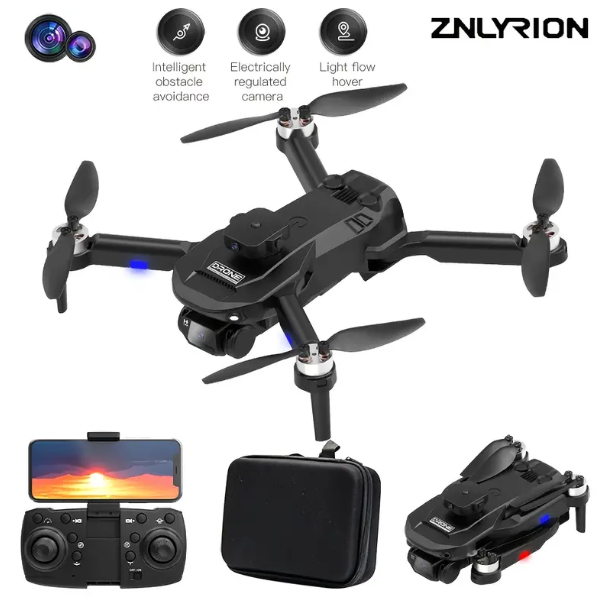 Picture of Brushless Motor Drone With Dual HD Electric Cameras, 360° Obstacle Avoidance, One-Key Takeoff And Return, Gesture Photography, VR Compatibility, With Bag. Remote Control