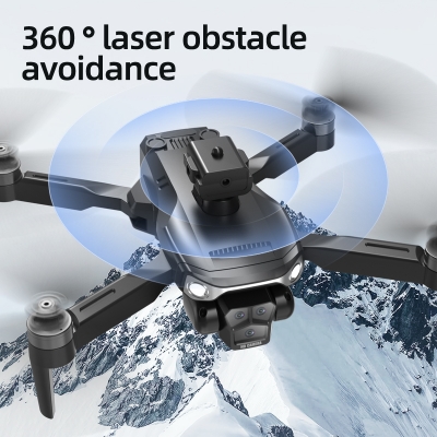 Picture of Drone 4k Dual Camera Professional Brushless Motor Optical Flow Obstacle Avoidance Remote Control Drone Plane with Remote Display