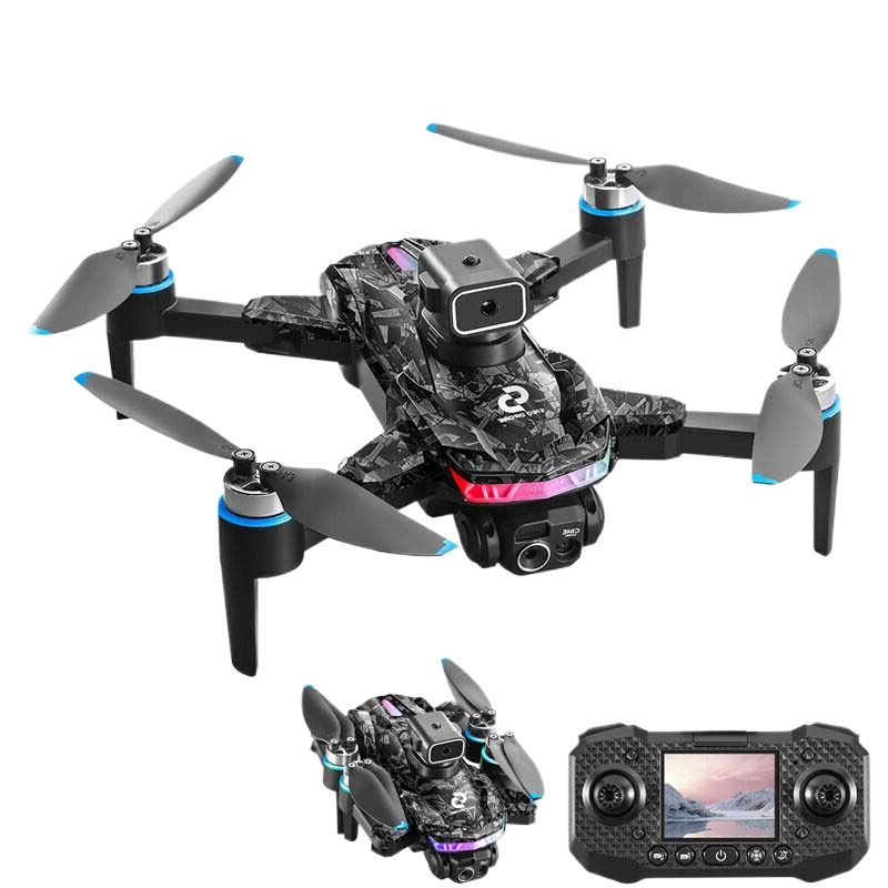 Picture of Remote Screen Display Drone WIFI FPV 4K Dual Camera Obstacle Avoidance Remote Control with Dual Battery Brushless Motor DH