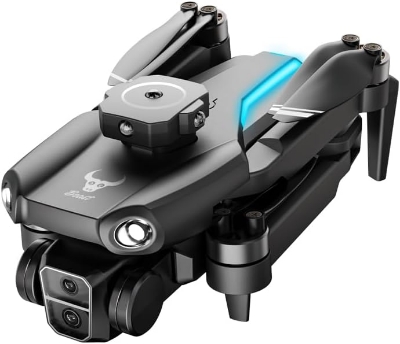 Picture of Drone Three-Axis Flow Positioning Brushless Motot Folding 4k Dual Camera Four-Sided Obstacle Avoidance Drones Black dgf