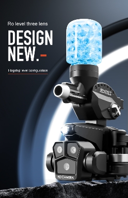 Picture of Drone with Water Bombs - Professional Aerial Photography Aircraft 8K Three Camera Obstacle Avoidance Foldable Quadcopter