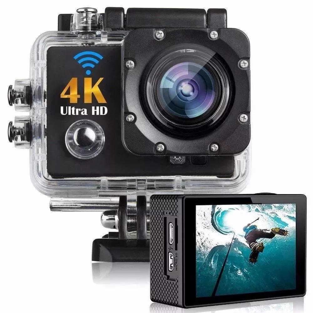 Picture of H9 Ultra 4K 30M Waterproof Sports Action Camera Kit with Built In Wifi & Remote Control