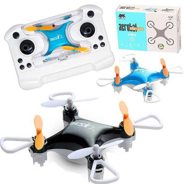 Picture of Aerobat Four-Axis Mini Drone with Air Pressure Constant, Making It Super Easy to Fly Indoor and Outdoors Great Fun for All with RGB Light dh