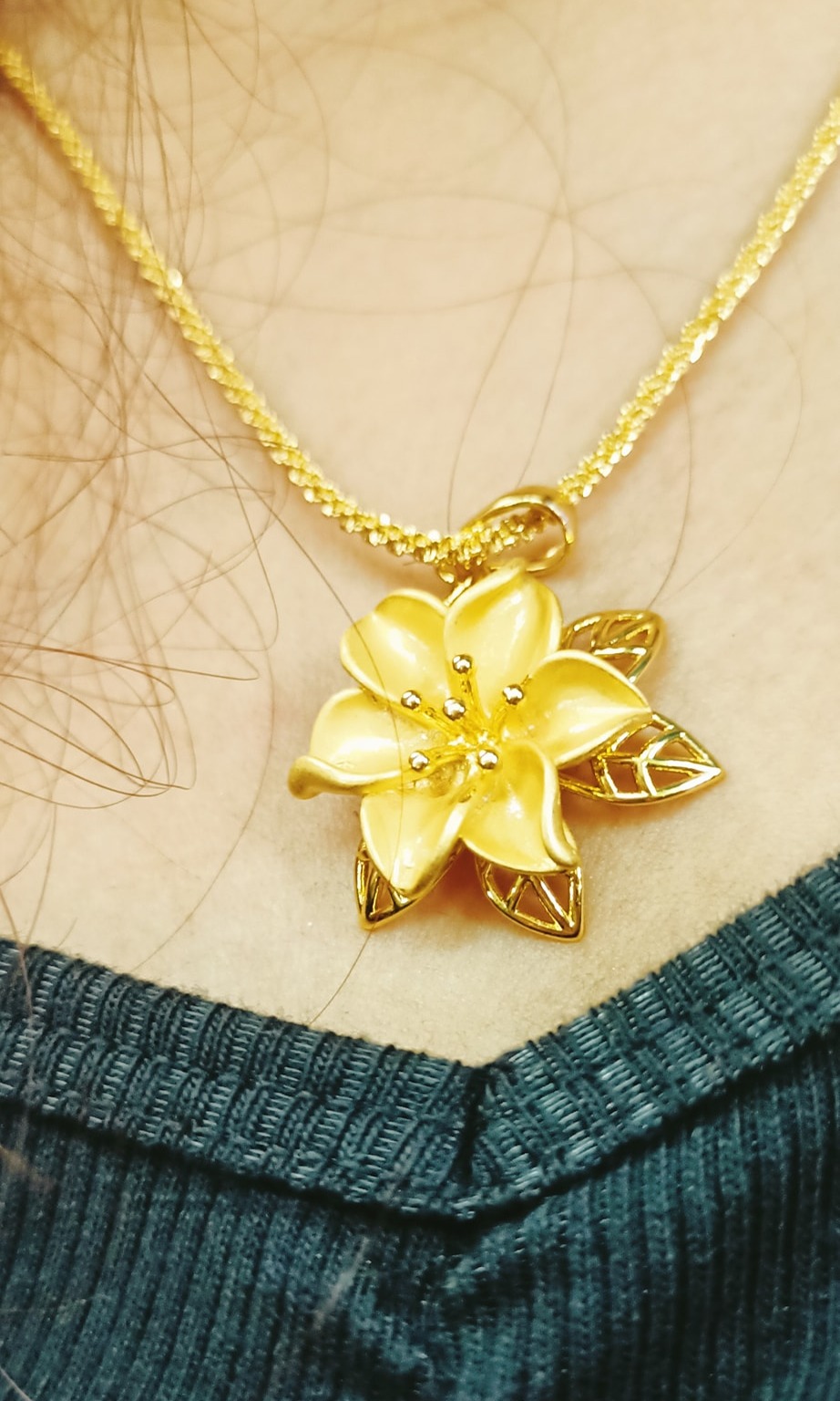 Picture of Sunflower Design Xuping Jewelry Locket For Girls