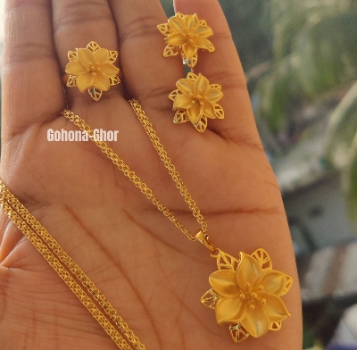 Picture of Elegant design Xuping Jewelry Pendant Necklace, Earring & Ring Combo Set Wedding Jewelry Gift For Her