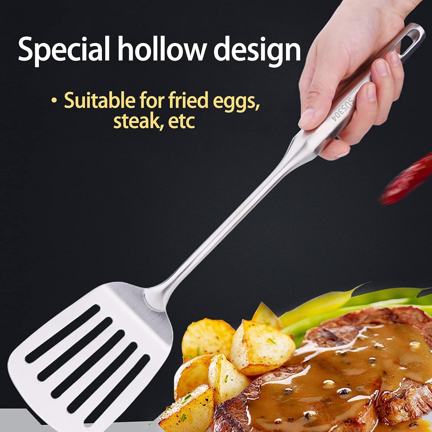 Buy STAINLESS STEEL SPATULA  SKB-S302 at Best Price In Bangladesh