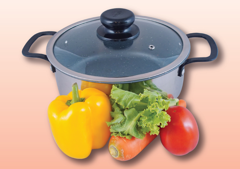 Buy Non Stick Casserole with Glass Lid 22 cm  at Best Price In Bangladesh