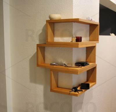 Picture of Karigor BD 3 Steps Hanging corner self Storage Rack Men's Shelf Personal Organizer Shelve Space Saver Home Decor Item