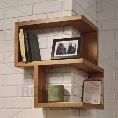 Picture of Karigor BD 2 Steps Hanging corner self Storage Rack Men's Shelf Personal Organizer Shelve Space Saver Home Decor Item