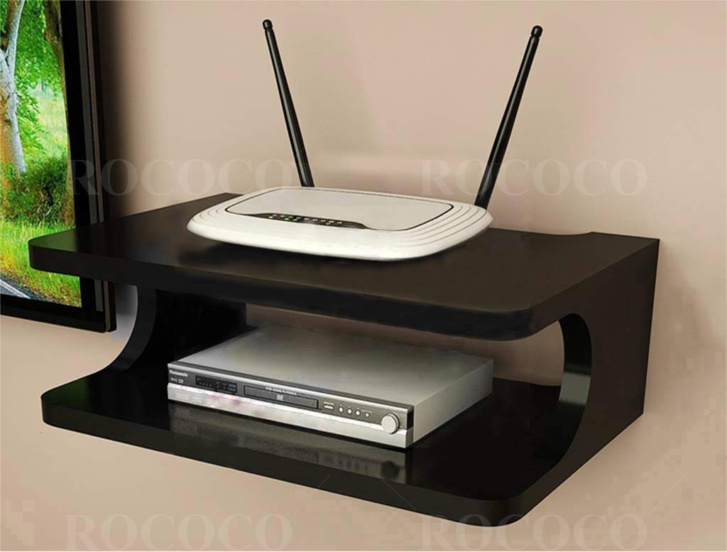 Picture of Karigor BD Simple Design Set top Box Stand WiFi Router Holder Hanger Wall Shelves