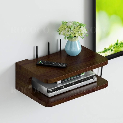 Picture of Karigor BD Simple Design Set top Box Stand WiFi Router Holder Hanger Wall Shelves