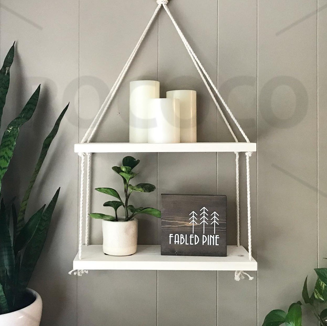 Picture of Karigor BD 2P12X6 Wall hanging Shelf Floating Hook Wall Hanger Home Decore Wall Decoration Items