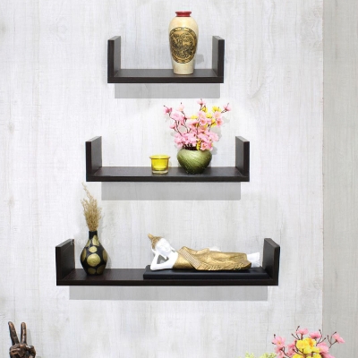 Picture of Karigor BD Rococo Wall Shelf Set of 3 Floating Racks for Home Decor and Display