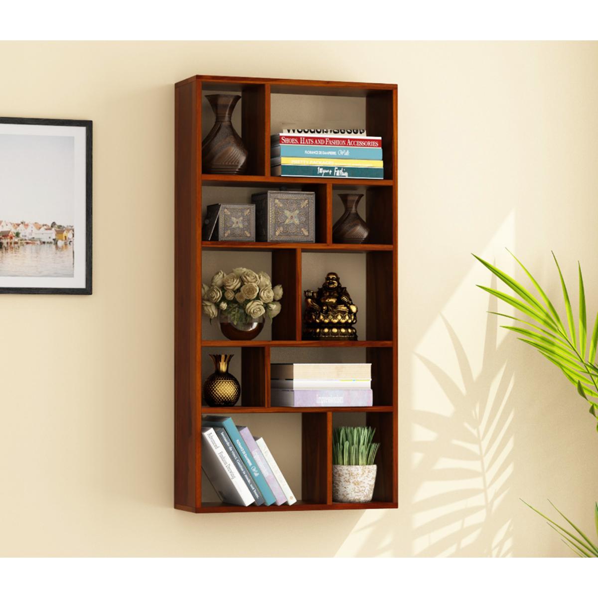 Picture of Karigor BD Home Decor Wall Book Shelf Large Wall Hanger Showpiece Shelve Multipurpose Rack