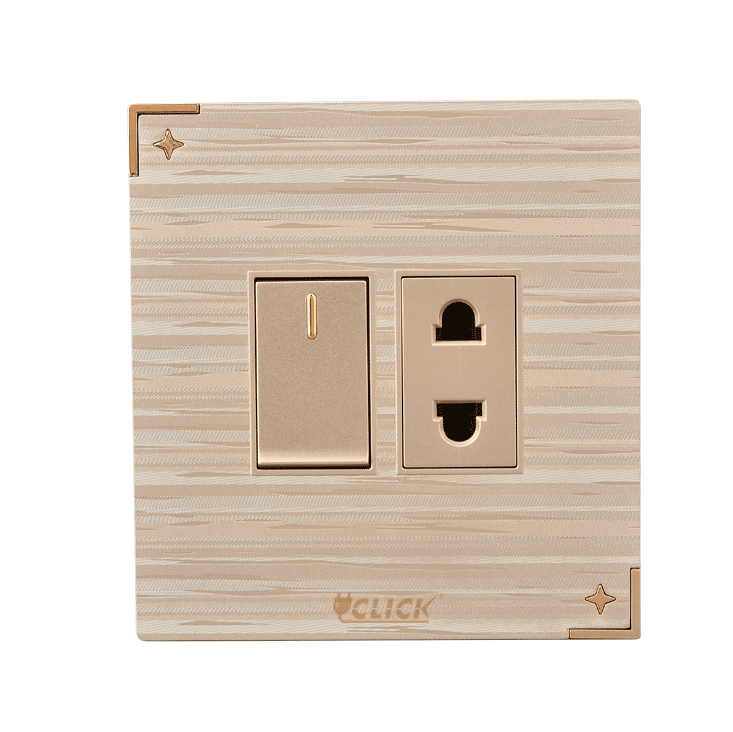 Buy Click Daisy 2 Pin Socket With Switch  Online at Best Price In Bangladesh