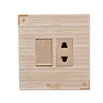Buy Click Daisy 2 Pin Socket With Switch  Online at Best Price In Bangladesh