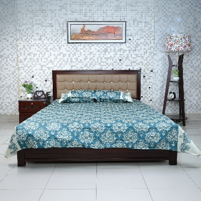 Picture of Regal Bed Sheet-314 (Roral Tapestry-Ash)