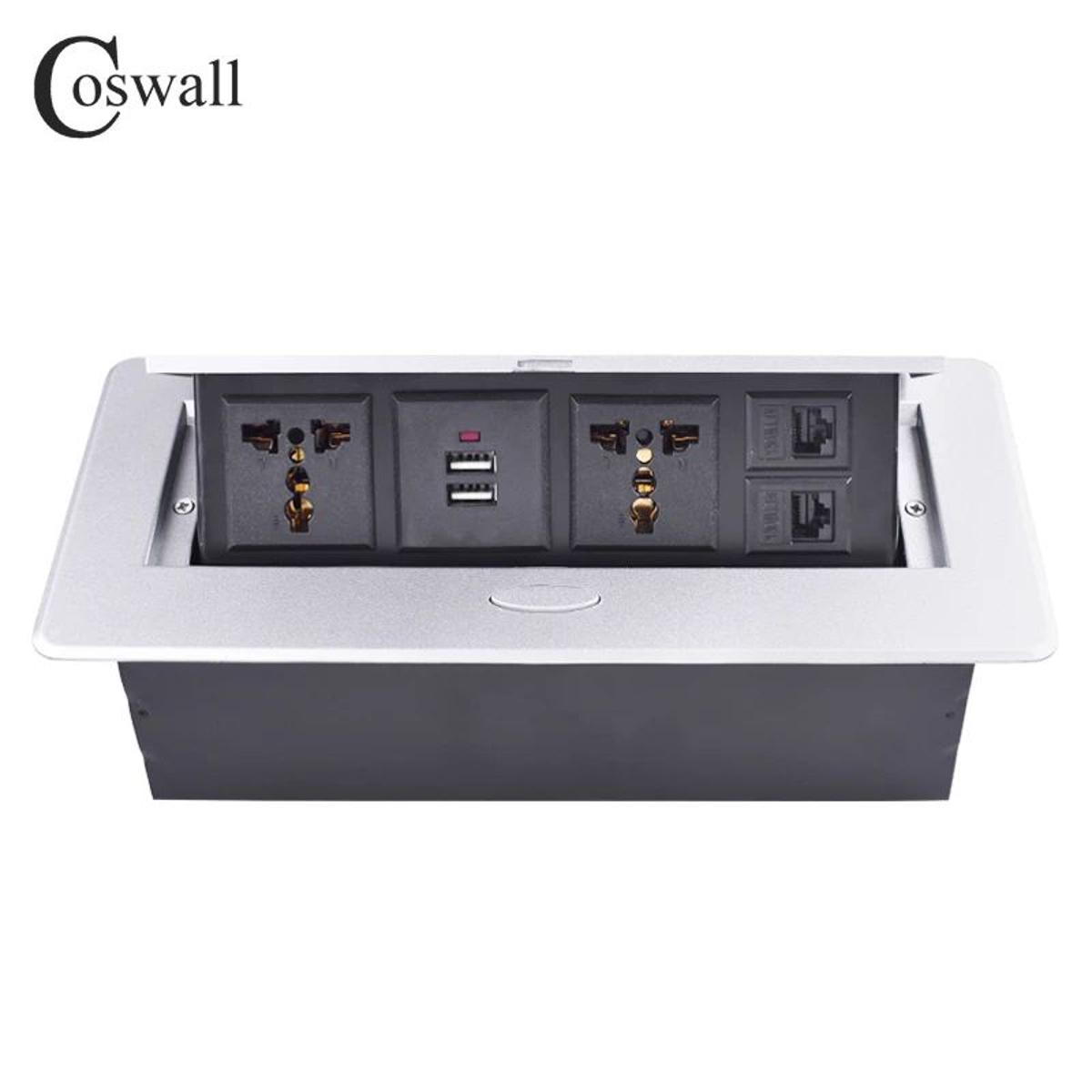 Picture of Zinc Alloy Plate Slow Pop Office Table Outlet/Desktop Table Outlet-MHN
