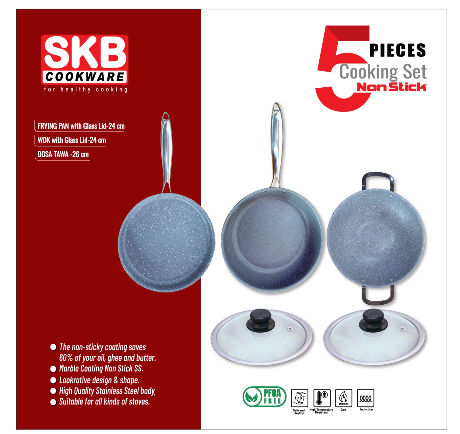 Picture of 5 Pcs Cooking Set  Set