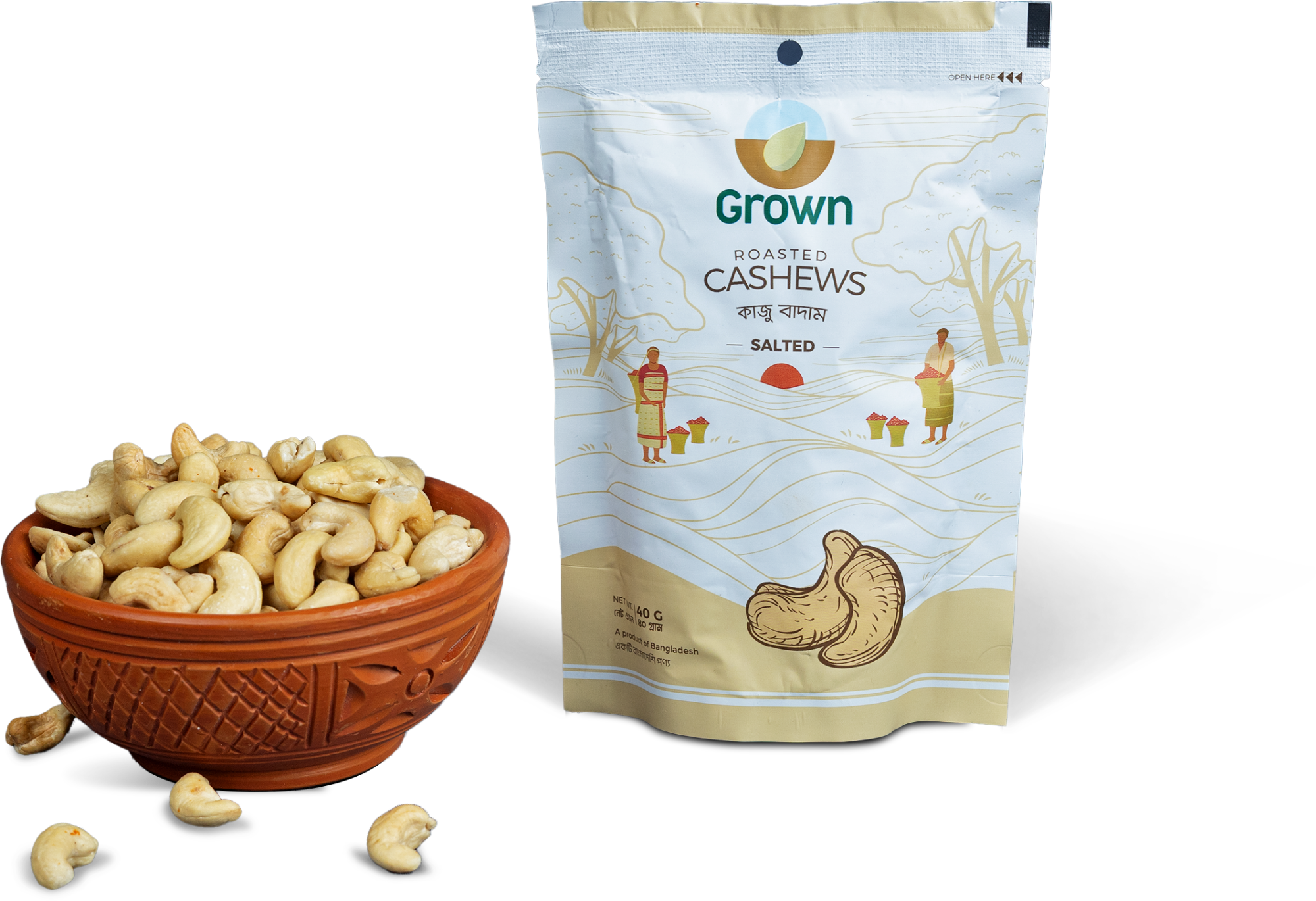 Picture of Grown Salted Roasted Cashew গ্রৌন সল্টেড রোস্টেড কাজু বাদাম