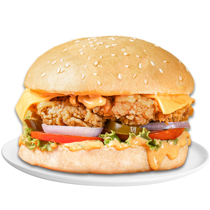 Picture of Fry Bucket Special Burger with Cheese