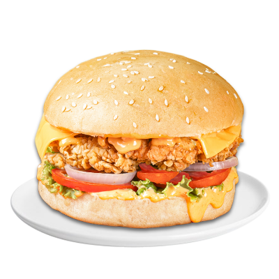 Picture of Crispy Chicken Burger with Cheese