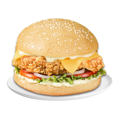 Picture of Garlic Burger with Cheese