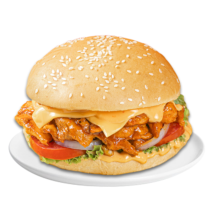 Picture of Spicy Grilled Chicken Burger with Cheese